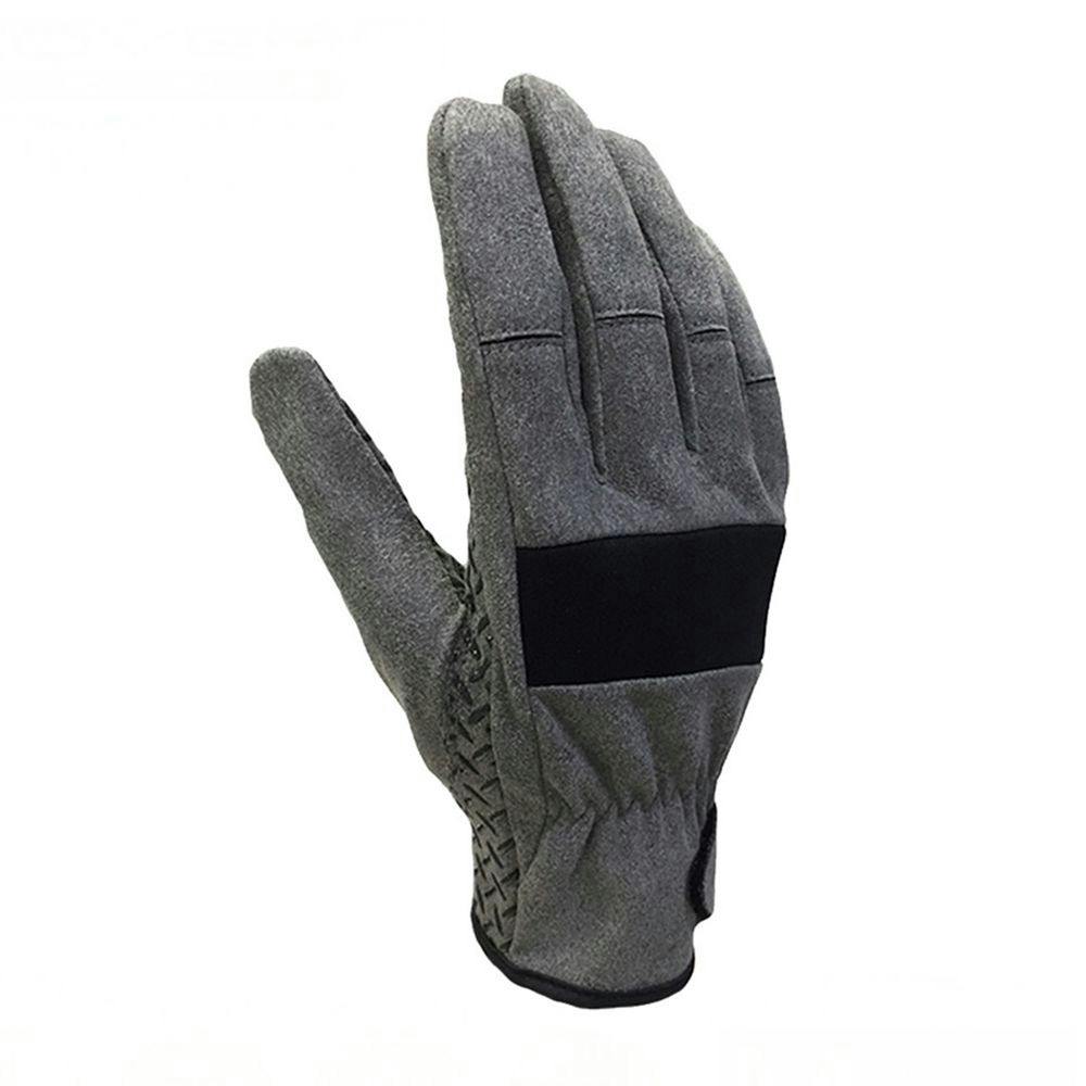 クラフトフィット3Dカット シリコンすべり止め付 グレー L