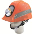 【CAINZ-DASH】ミドリ安全 反射・蛍光メッシュヘルメットカバー　蛍光オレンジ FT-OS-30【別送品】