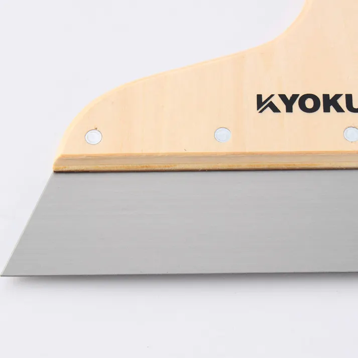 KYOKUTO 高級ステン地ベラ 12-2491 1.2mm厚 8寸