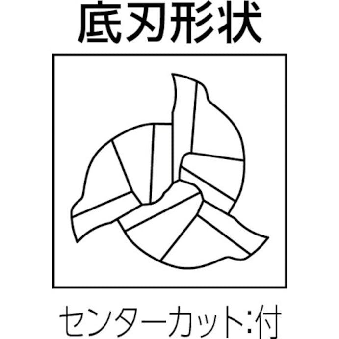 【CAINZ-DASH】日進工具 アルミ用高能率重切削エンドミル　ＡＬＺ３４５　Φ２Ｘ６ ALZ345 2X6【別送品】