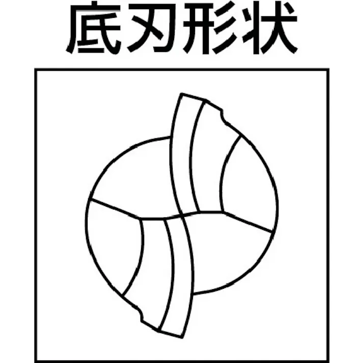 【CAINZ-DASH】日進工具 無限コーティング 2枚刃ボールエンドミル MSB230 R0.3(D6) MSB230 R0.3-D6【別送品】