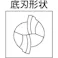 【CAINZ-DASH】日進工具 高硬度用2枚刃ボールエンドミル MSBH230 R0.4(D4) MSBH230 R0.4-D4【別送品】