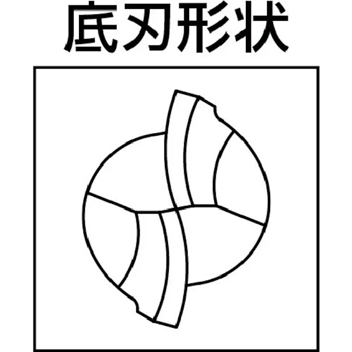 【CAINZ-DASH】日進工具 高硬度用2枚刃ボールエンドミル MSBH230 R0.4(D4) MSBH230 R0.4-D4【別送品】