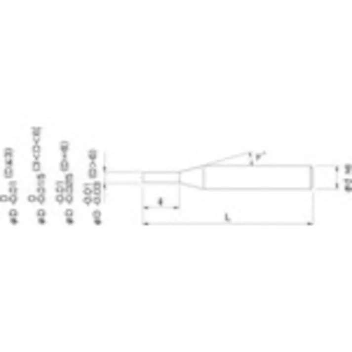 【CAINZ-DASH】日進工具 無限リード35エンドミル 4枚刃 MX435 Φ1 MX435 1【別送品】