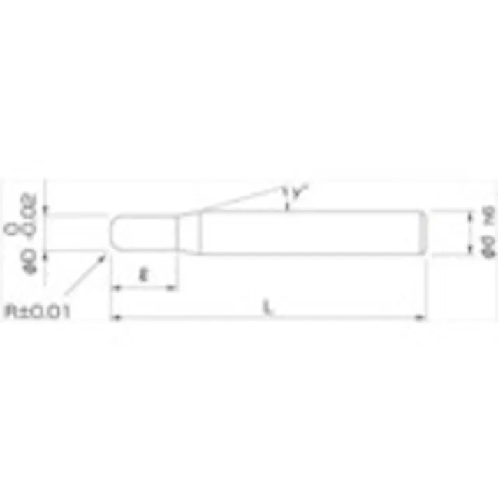 【CAINZ-DASH】日進工具 無限コーティング ラジアスエンドミル MSRS230 Φ4XR0.1 MSRS230 4XR0.1【別送品】
