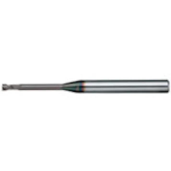 【CAINZ-DASH】日進工具 高硬度用2枚刃ロングネックスクエアエンドミル MHRH230 Φ0.2×1 MHRH230 0.2X1【別送品】