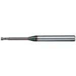 【CAINZ-DASH】日進工具 高硬度用２枚刃ロングネックスクエアエンドミル　ＭＨＲＨ２３０　Φ０．５×２．５ MHRH230 0.5X2.5【別送品】