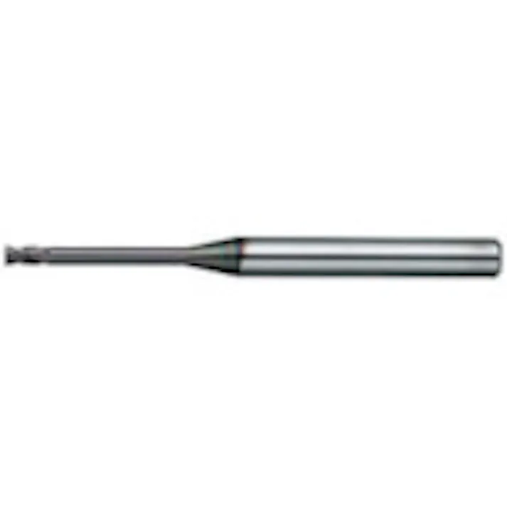 【CAINZ-DASH】日進工具 高硬度用4枚刃ロングネックスクエアエンドミル MHRH430 Φ2×10 MHRH430 2X10【別送品】