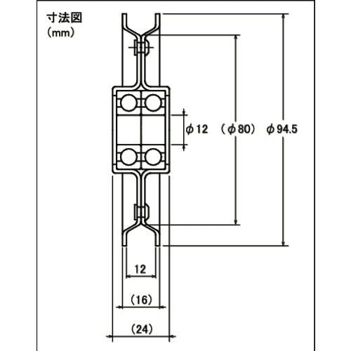 CAINZ-DASH】イースタン精工 滑車 プーリー 1294 PULLEY