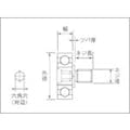 【CAINZ-DASH】イースタン精工 ステンレス製　六角穴ボルト付ベアリング 675SUS-6B1-L5【別送品】