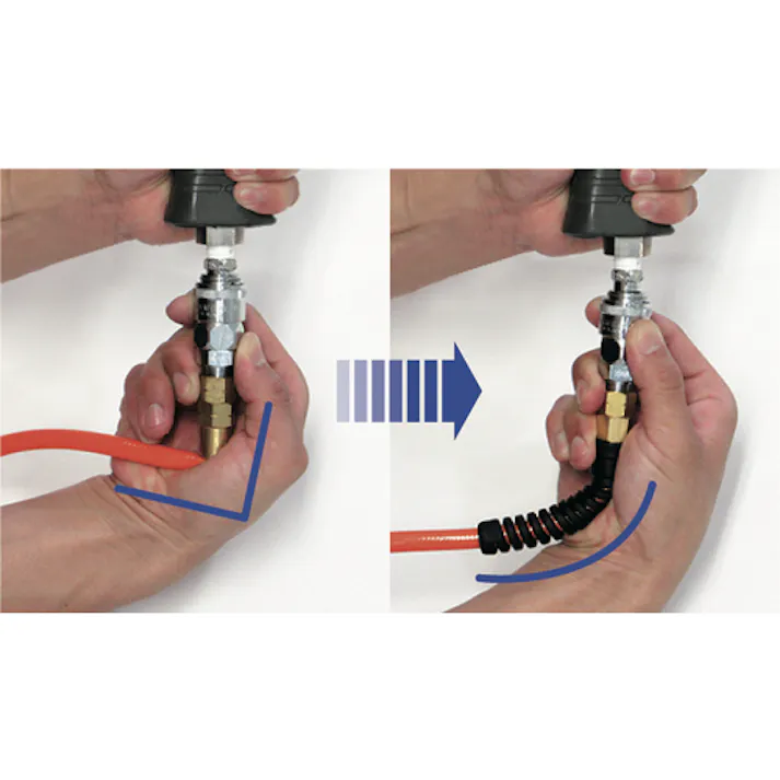 【CAINZ-DASH】三協リール エアーホースリール 内径6.5×外径10mm ホース全長6m WHC-206B【別送品】