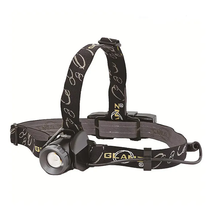 カスタム GLANZ 充電式ヘッドライト RVH-10R 電池付