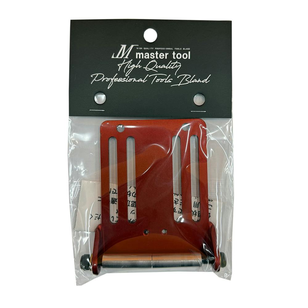 マスターツール MT フロートプレート大 アルマイトレッド MFL-L-RE