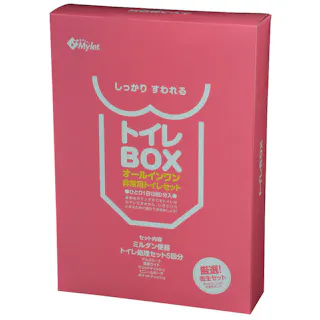 Mylet 女性のためのトイレ トイレBOX オールインワン非常用トイレセット 5回分