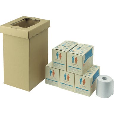【CAINZ-DASH】三和製作所 非常用トイレ袋　くるくるトイレ１００回分 400-785【別送品】