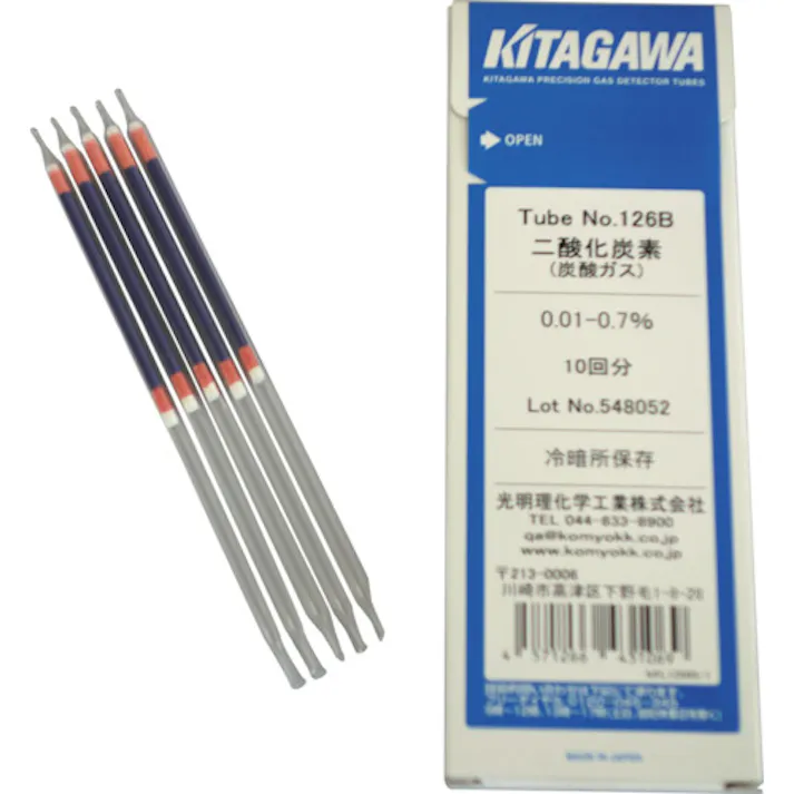 【CAINZ-DASH】光明理化学工業 検知管二酸化炭素(10本/箱) 126B【別送品】