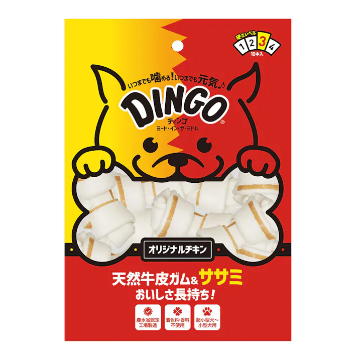 DINGO ミートインザミドル オリジナルチキン ミニ 10本入