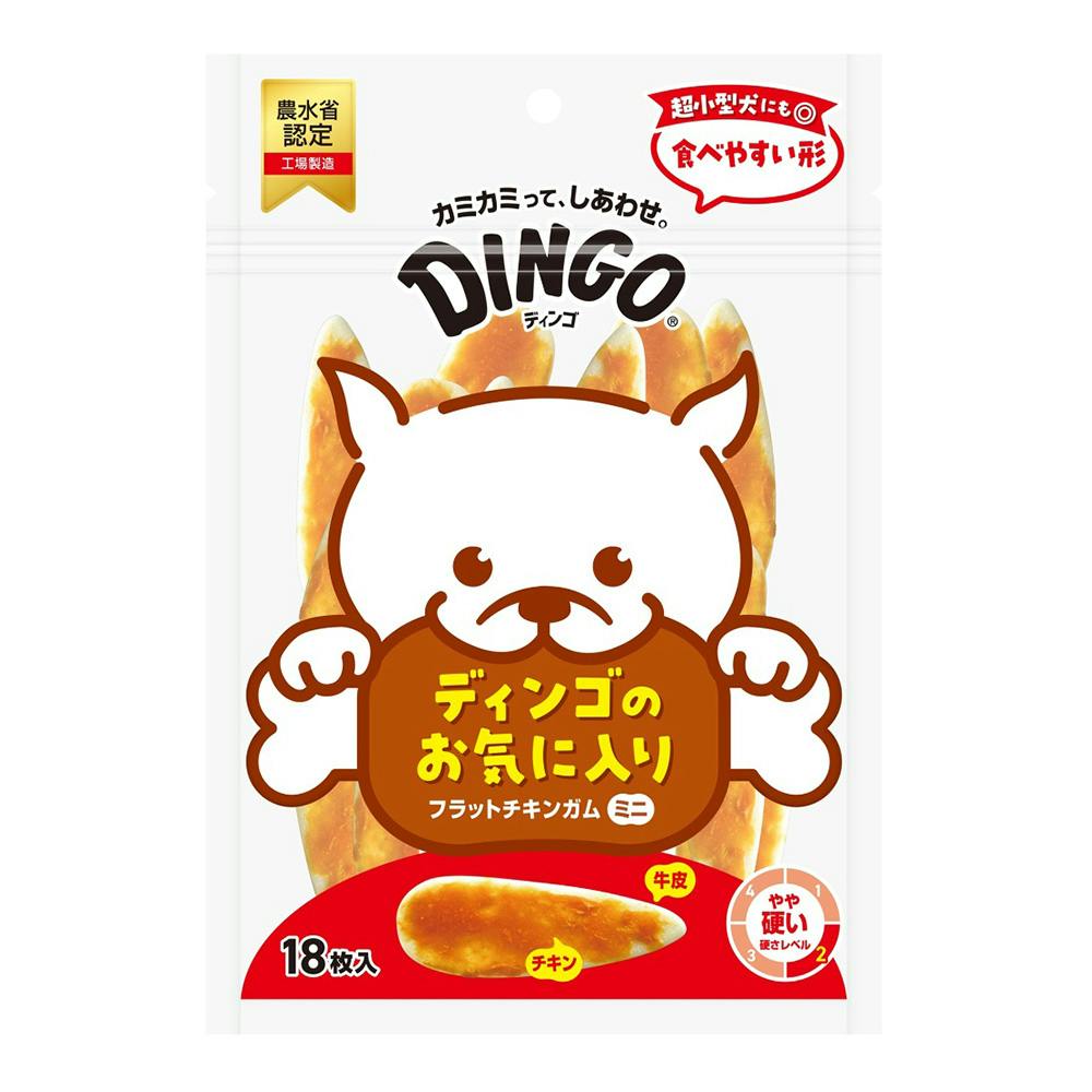 ディンゴ フラットチキンガム ミニ 18枚入 | おやつ（犬） 通販
