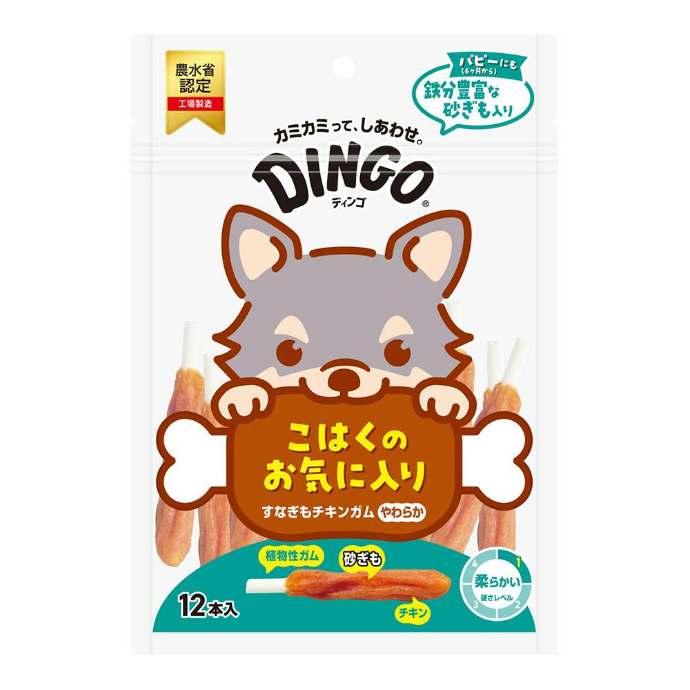 ディンゴ すなぎもチキンガム やわらか 12本
