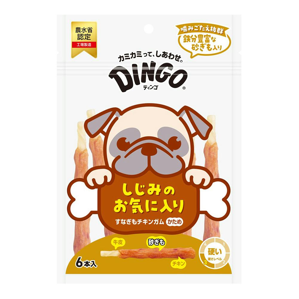 ディンゴ すなぎもチキンガム かため 6本