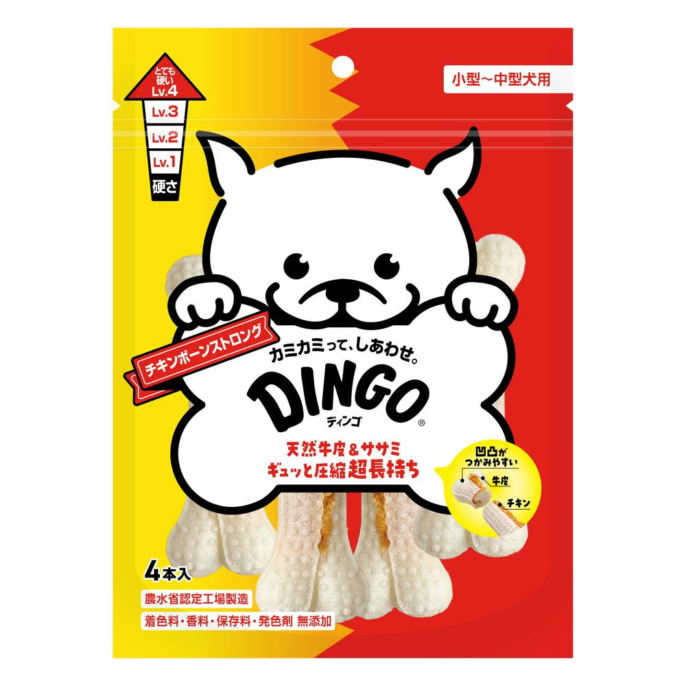 ディンゴ チキンボーン ストロング M 4本入 ガム・デンタルケア ディンゴ チキンボーン ストロング M 4本入 ガム・デンタルケア