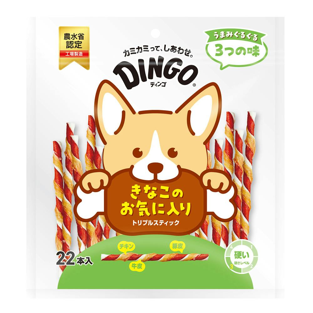 ディンゴ きなこのお気に入り トリプルスティック 22本入