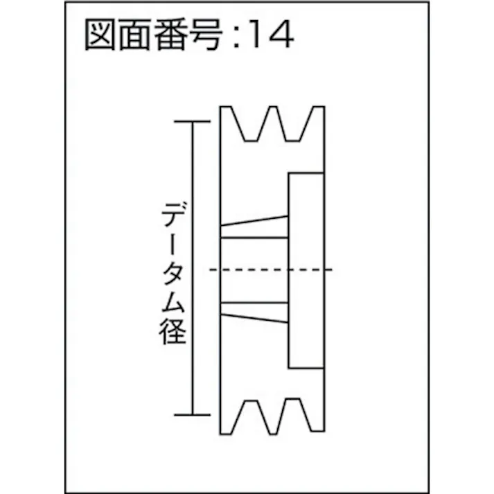 【CAINZ-DASH】エバオン ブッシングプーリー SPB 145mm 溝数3 SPB145-3【別送品】