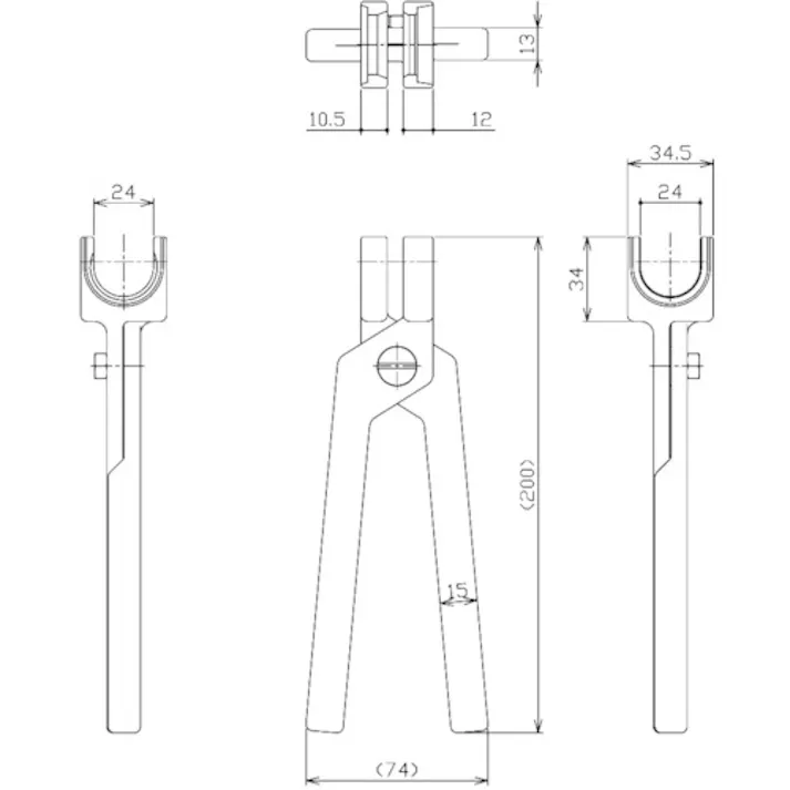 【CAINZ-DASH】日機 クーラントシステム3/4 組み立て工具 26177【別送品】