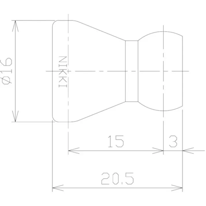 【CAINZ-DASH】日機 クーラントシステム1/4 ホース 140mm 灰色 (2本入) 82021G【別送品】