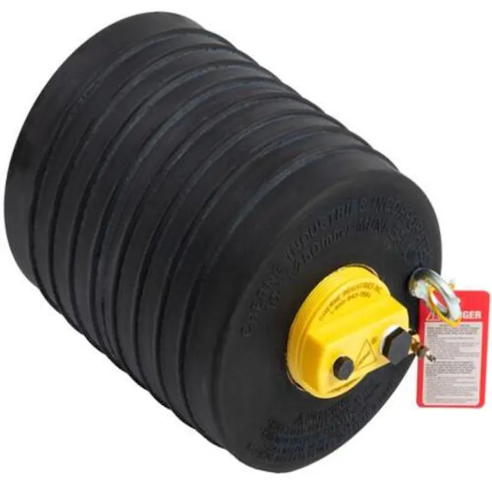 【CAINZ-DASH】カンツール 管内止水用品 シングルサイズ・ムニボール250mm エアホース10m付き B262-110【別送品】