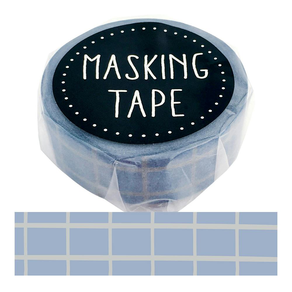 ワールドクラフト マスキングテープ 15mm グラフチェック