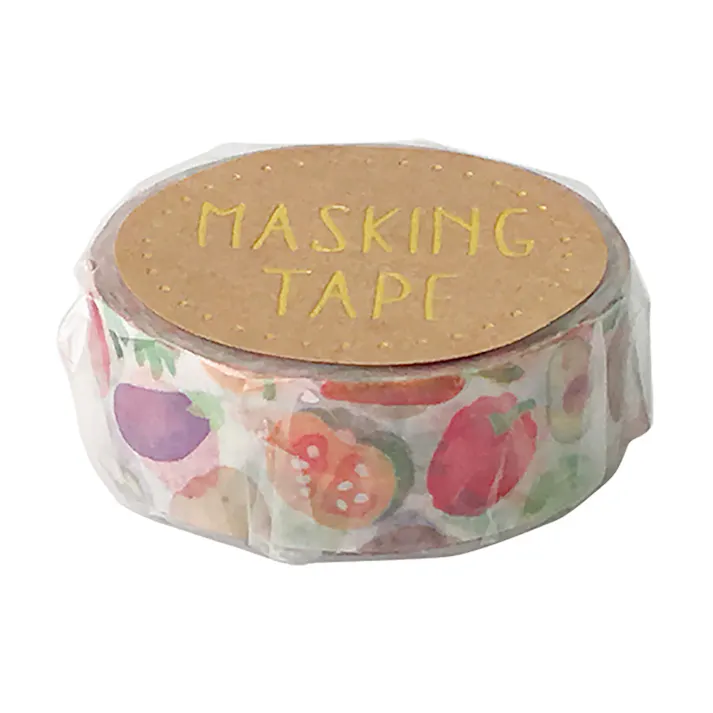ワールドクラフト マスキングテープ お野菜 15mm×7m