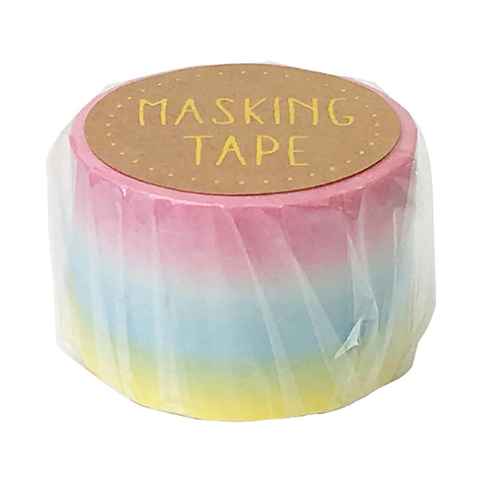 ワールドクラフト マスキングテープ グラデーションカラー 30mm×7m
