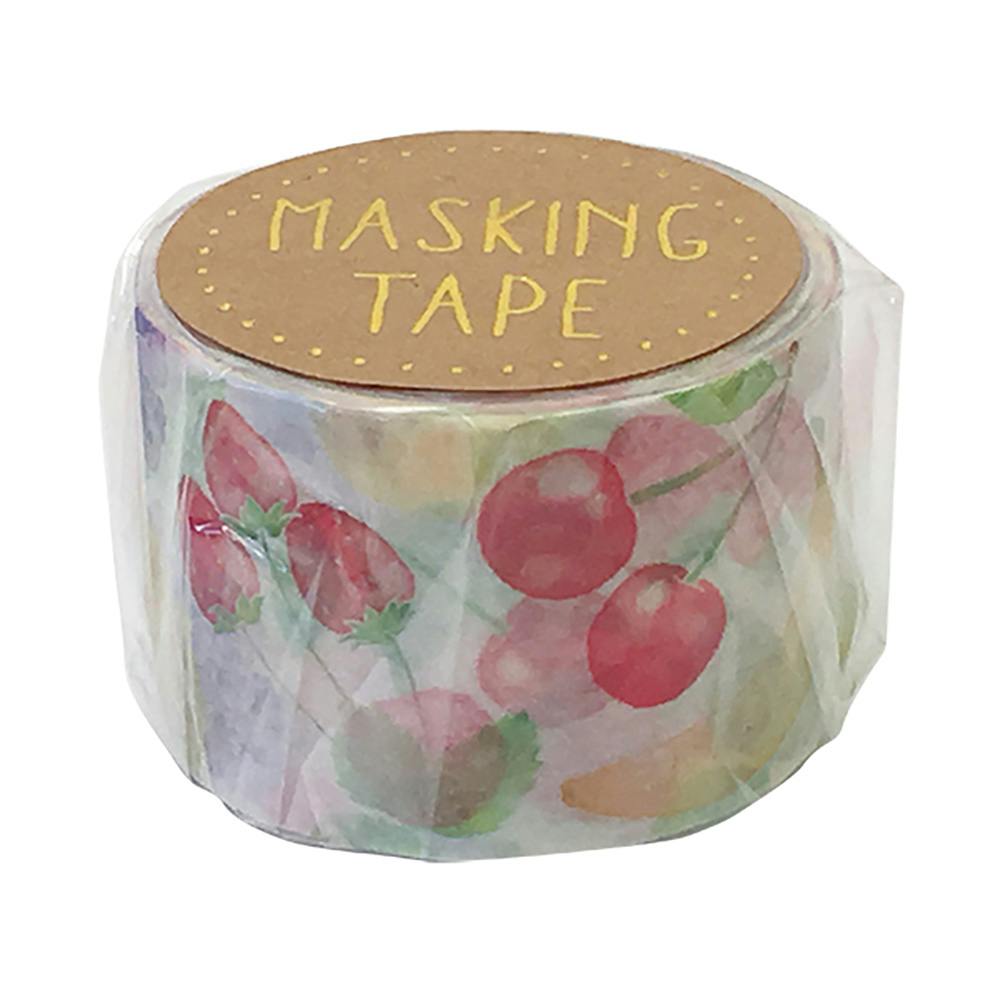 ワールドクラフト マスキングテープ フルーツ 30mm×7m
