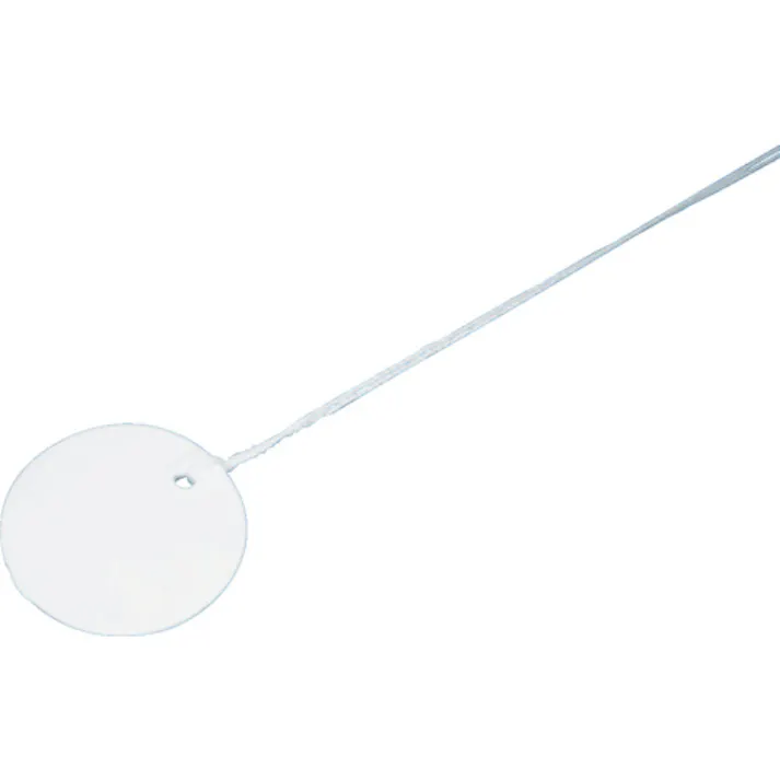 【CAINZ-DASH】未来工業 カラーエフR (プラスチック製・線名札) 直径25mm 厚さ1mm 20枚入 KF-25HLW【別送品】