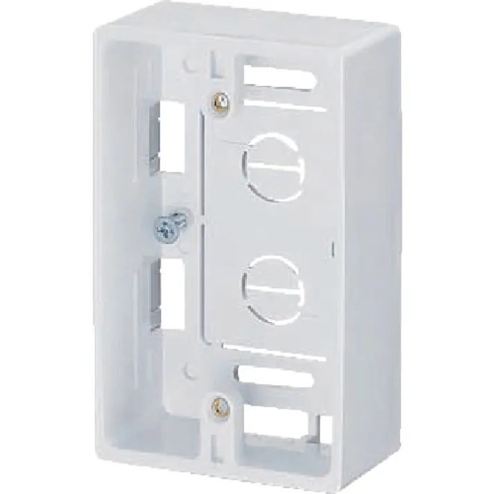 【CAINZ-DASH】未来工業 モール用スイッチボックス2ヶ用 MSB-2W【別送品】