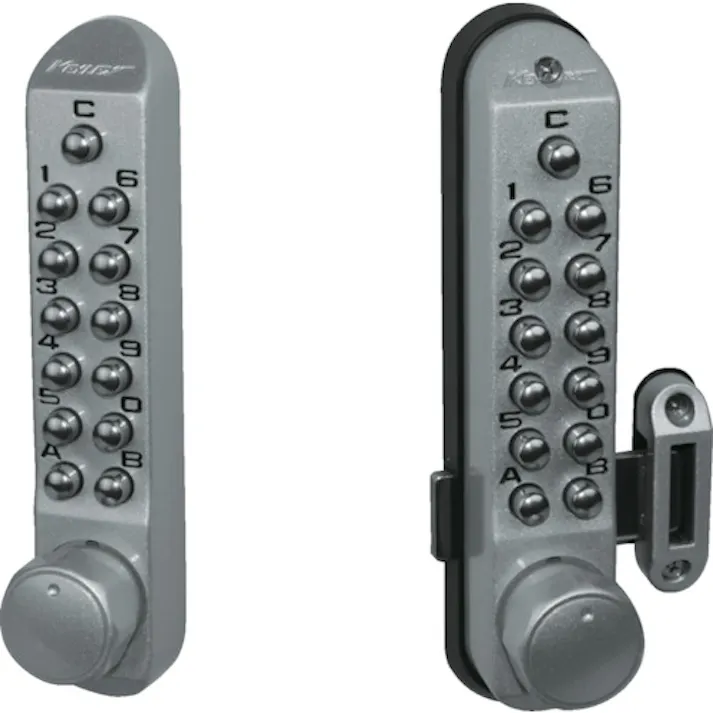 【CAINZ-DASH】長沢製作所 キーレックス K592T 面付本締錠 両面ボタン NK592T MS0【別送品】