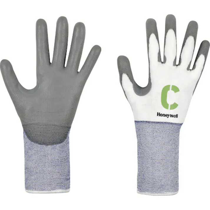 【CAINZ-DASH】日本ハネウェルセーフティ・プロダクツ 耐切創手袋 VERTIGO GREY PU LONG C&G C-08 ホワイト サイズ(M) 2318771/WIP-08【別送品】