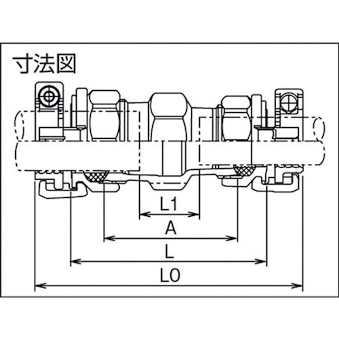 【CAINZ-DASH】川西水道機器 ポリエチレン管×鋼管用異種管継手　ＳＫＸソケットＰ２０×２０ SKX-S-P20X20【別送品】