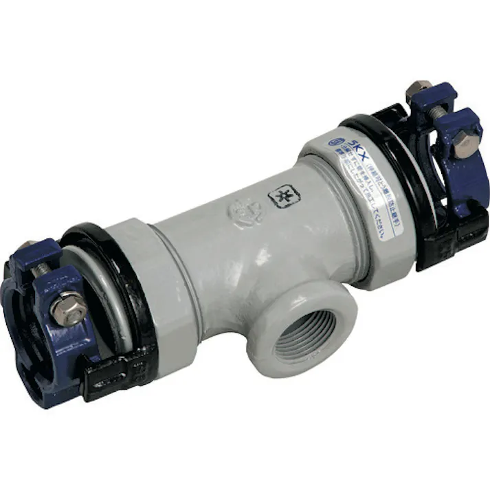 【CAINZ-DASH】川西水道機器 塩ビ管用継手 SKX枝部めねじ付チーズ V20×20A SKXMTV20X20【別送品】