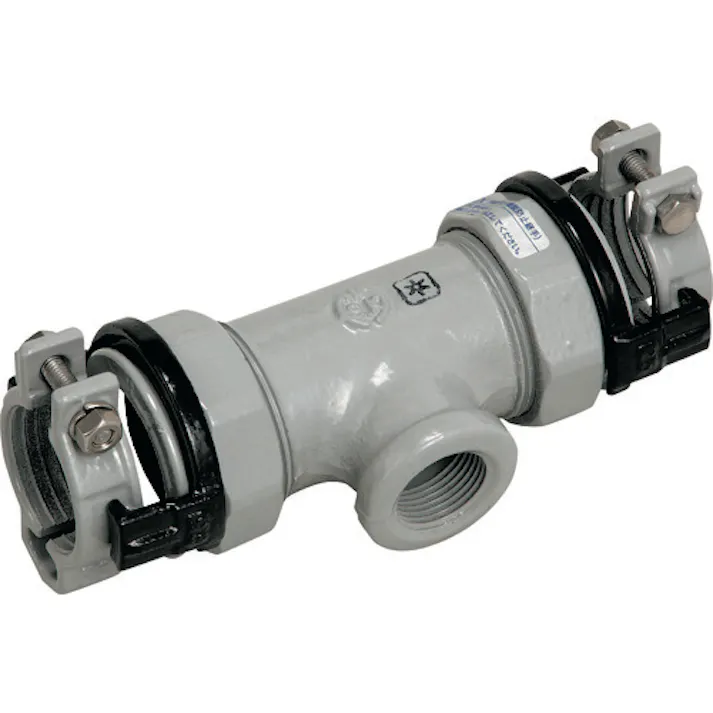 【CAINZ-DASH】川西水道機器 ポリエチレン管用継手 SKX枝部めねじ付チーズ P40×40A SKXMTP40X40【別送品】