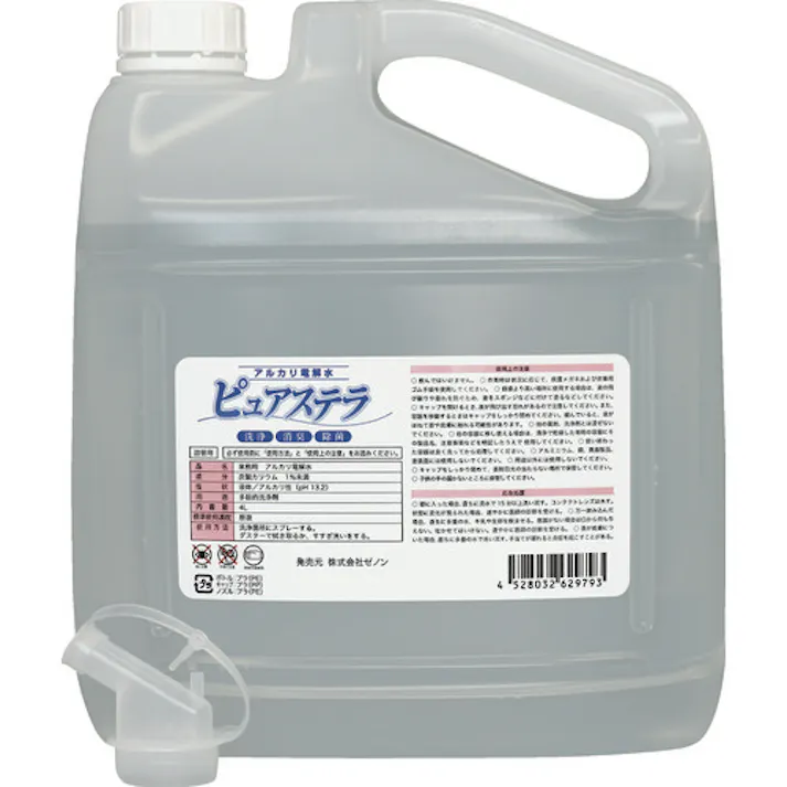 【CAINZ-DASH】前田シェルサービス ピュアステラpH12.7 4L PURESTELLAPH12.7-4L【別送品】