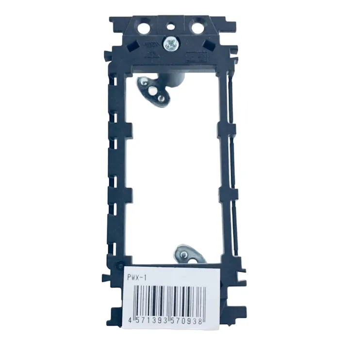 未来工業 はさみプラ枠 プラスチック製あと付けはさみ取付枠 1ヶ用 PWX-1