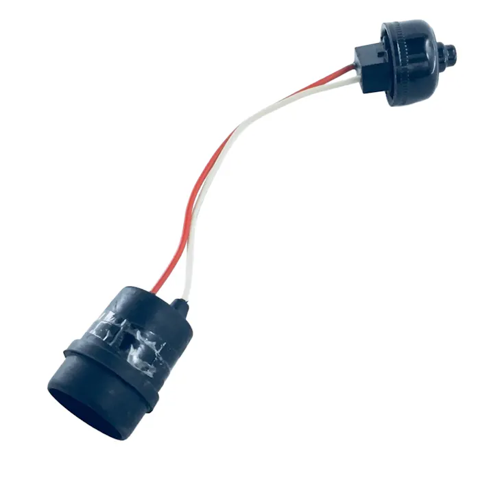 青山電陶 E26ゴム防水ソケット コネクタ付 ヒートン無 ES26-05-66