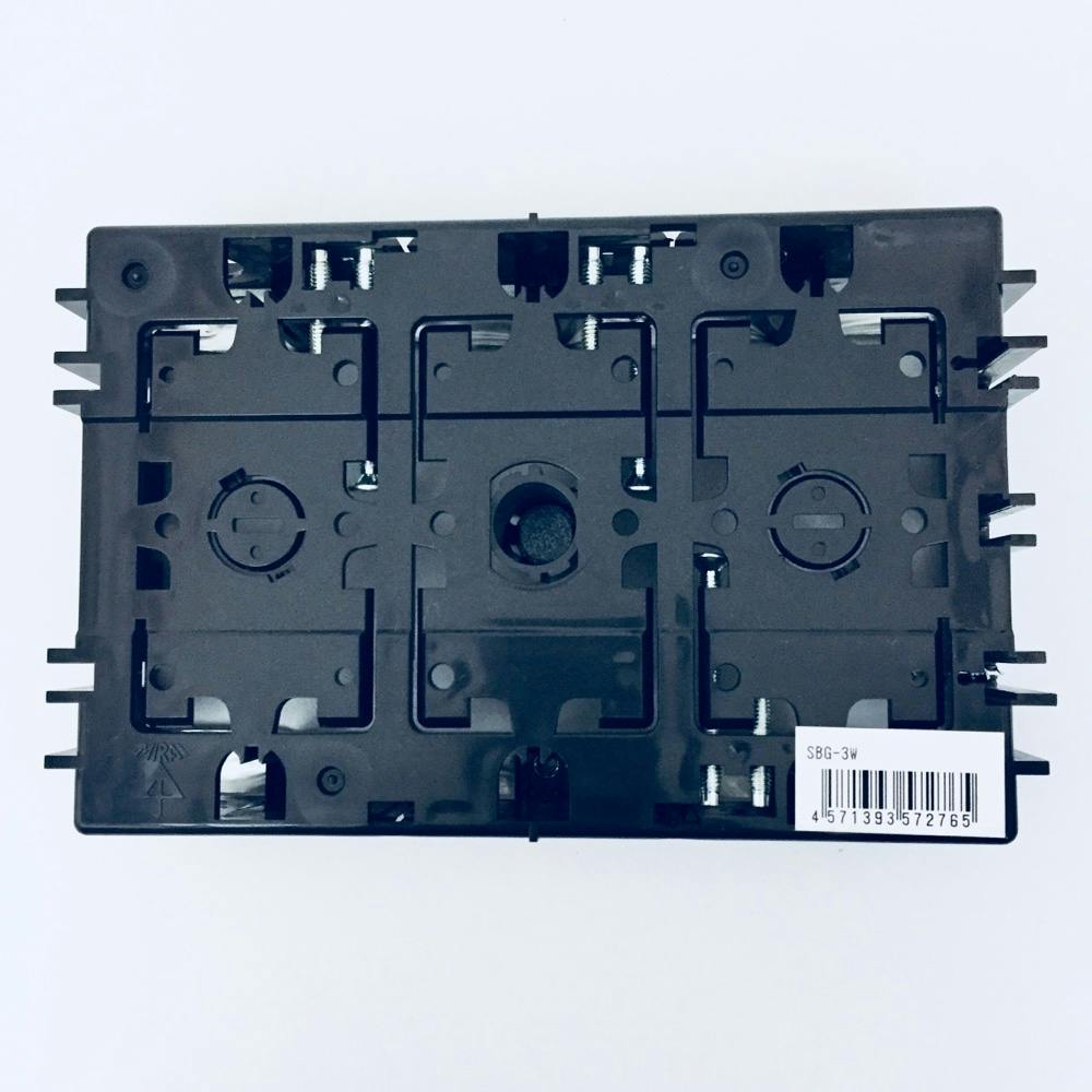 未来工業 小判スライドボックス センター磁石付 3ヶ用 SBG-3W