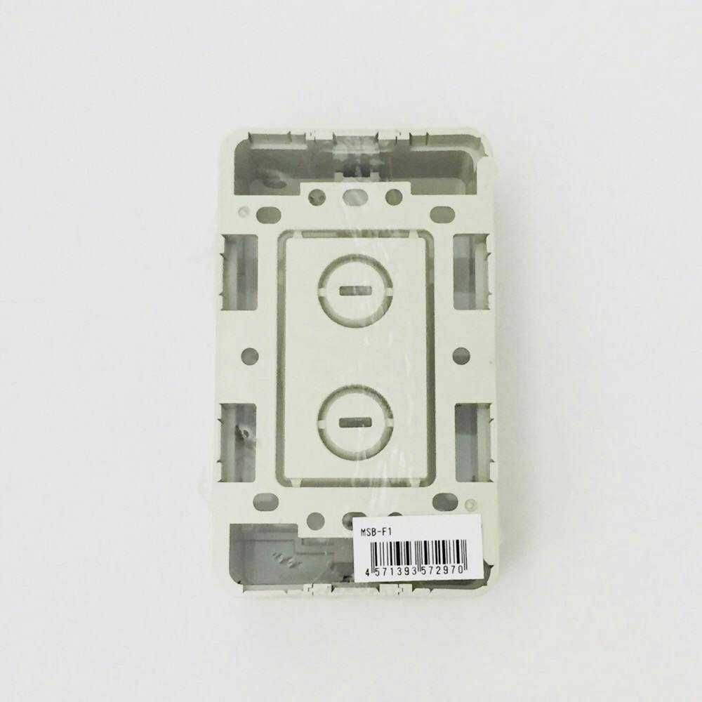 未来工業 モール用スイッチボックス Fタイプ 1ヶ用 モダン