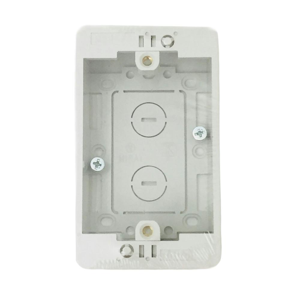 未来工業 モール用スイッチボックス Fタイプ 1ヶ用 ホワイト MSB