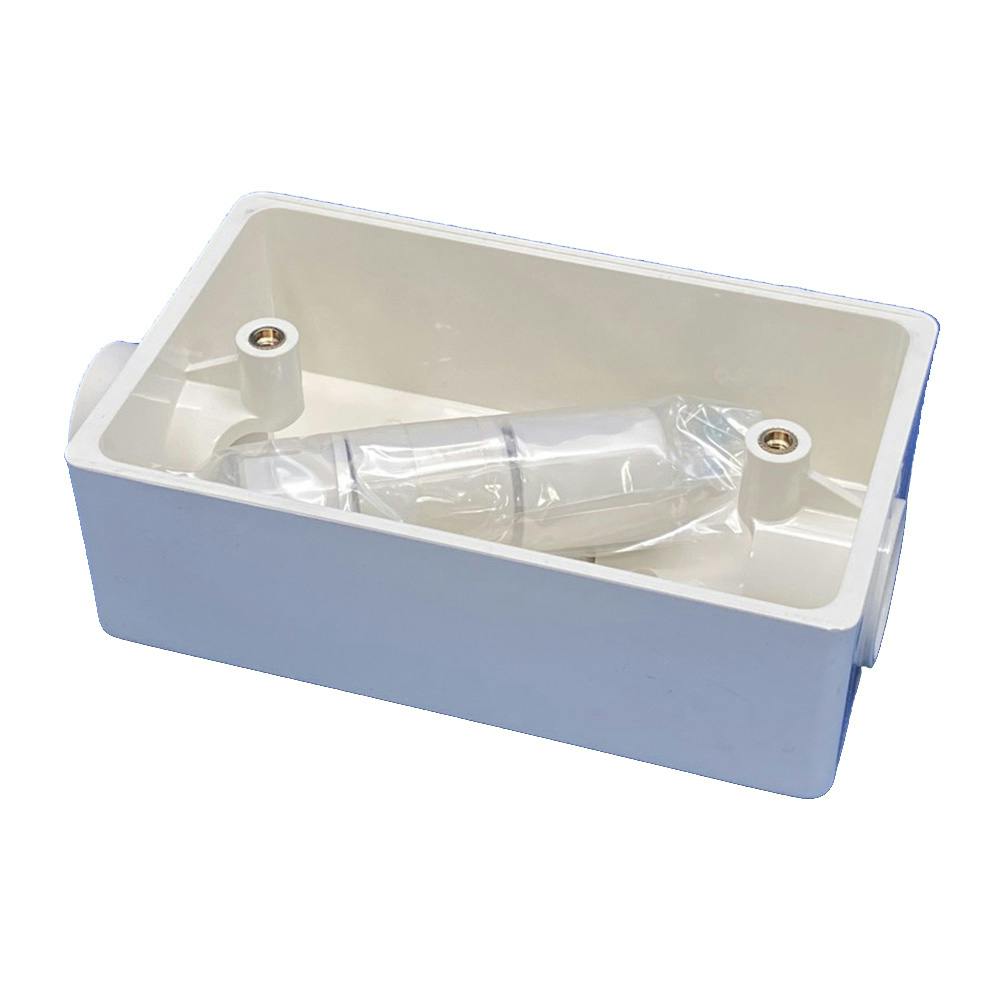 未来工業 露出スイッチボックス ミルキーホワイト PVR16-2M | 空調