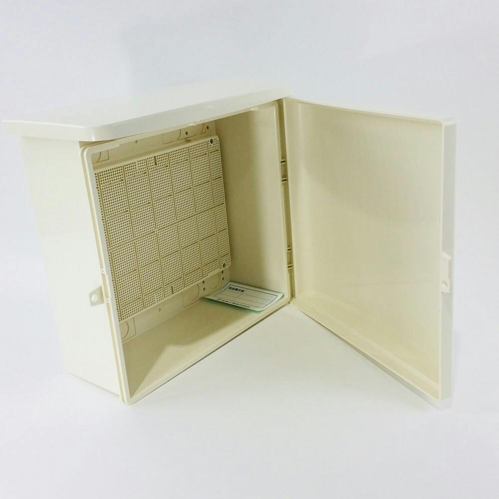 未来工業 ウオルボックス 屋根一体型 ヨコ型 ミルキーホワイト WB-13DM