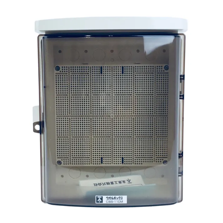 未来工業 ウオルボックス 屋根一体型 ヨコ型 スモークカバー 本体ミルキーホワイト CWB-11DM